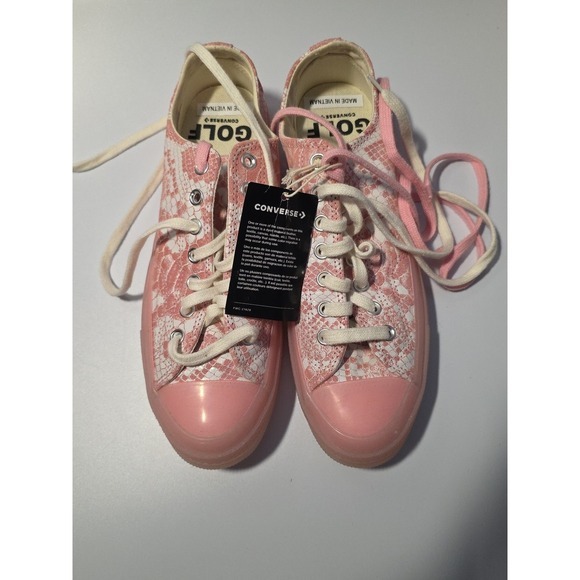 GOLF LE FLEUR CONVERSE CHUCK TAYLOR SNAKESKIN PRINT PINK 173189C M 8.5 / W 10.5 - Picture 9 of 9